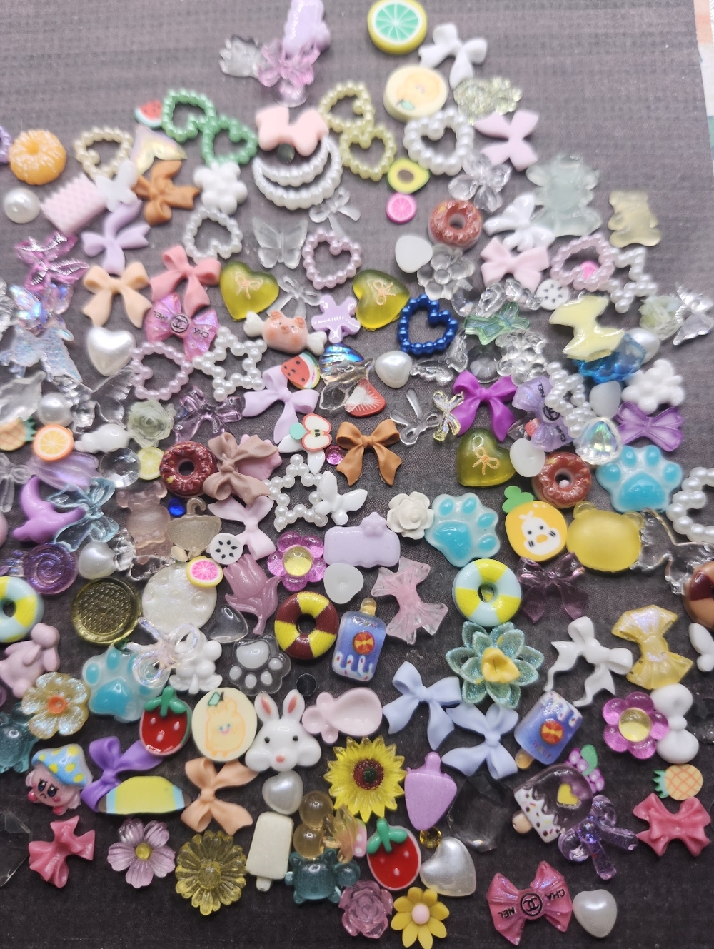 Mixed Assorted Resin Cabochons and Charrms For Nail Decararion Or Crafts - Picture 4 of 4